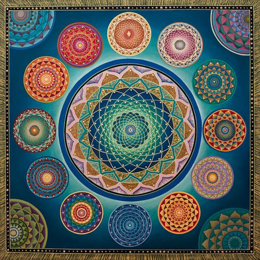 Mandala World Turquoise