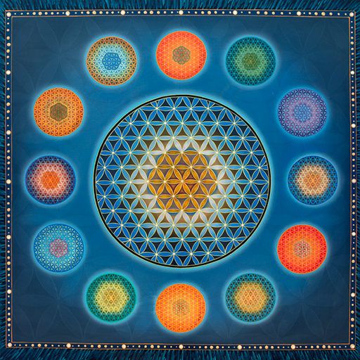Mandala World Blue